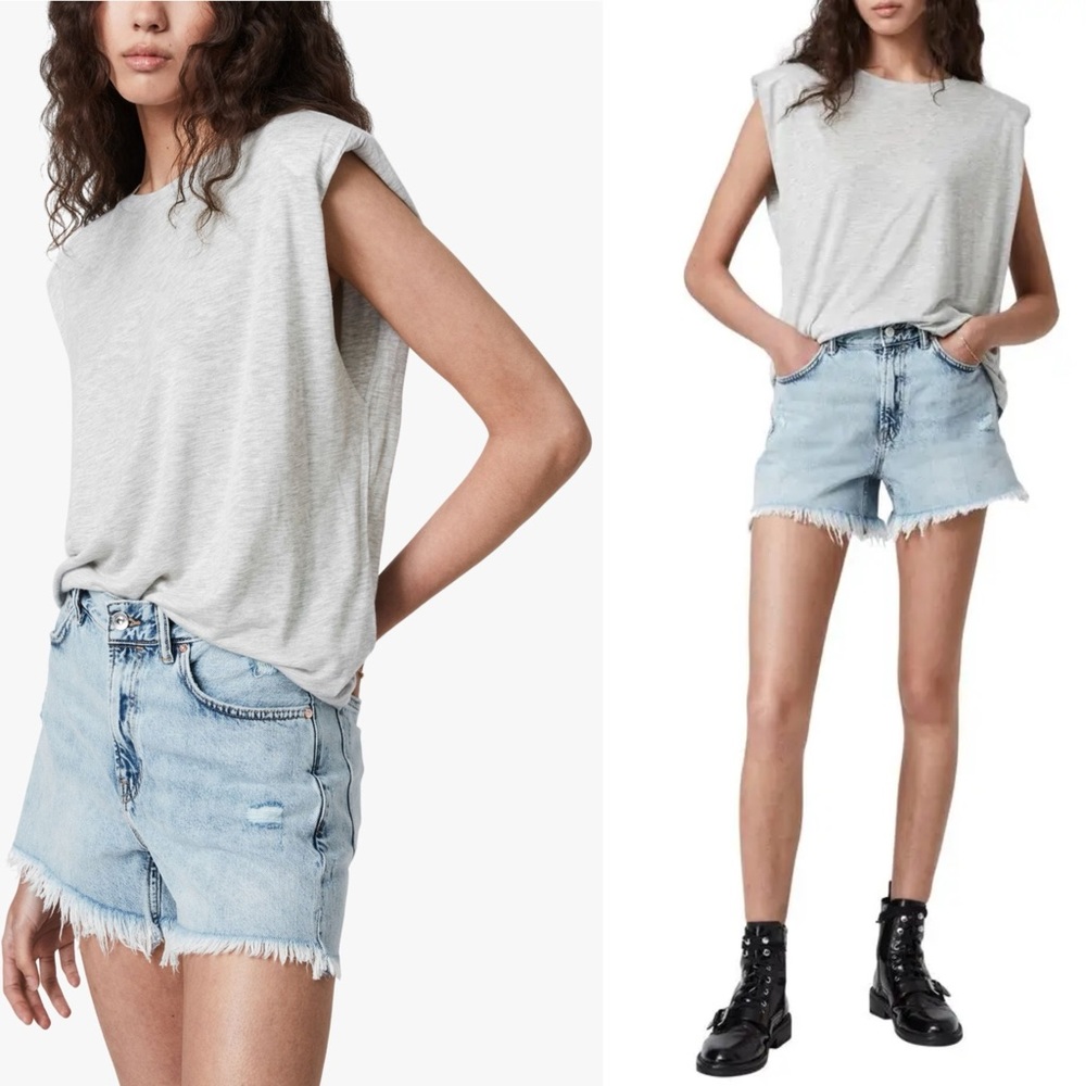 AllSaints Coni Shimmer Tank